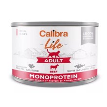 Calibra Cat Life konzerva Adult Beef 200 g SET 5+1 ZDARMA